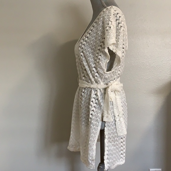 Kona Sol Belted Crochet Swimsuit Cover Up - Picture 5 of 10
